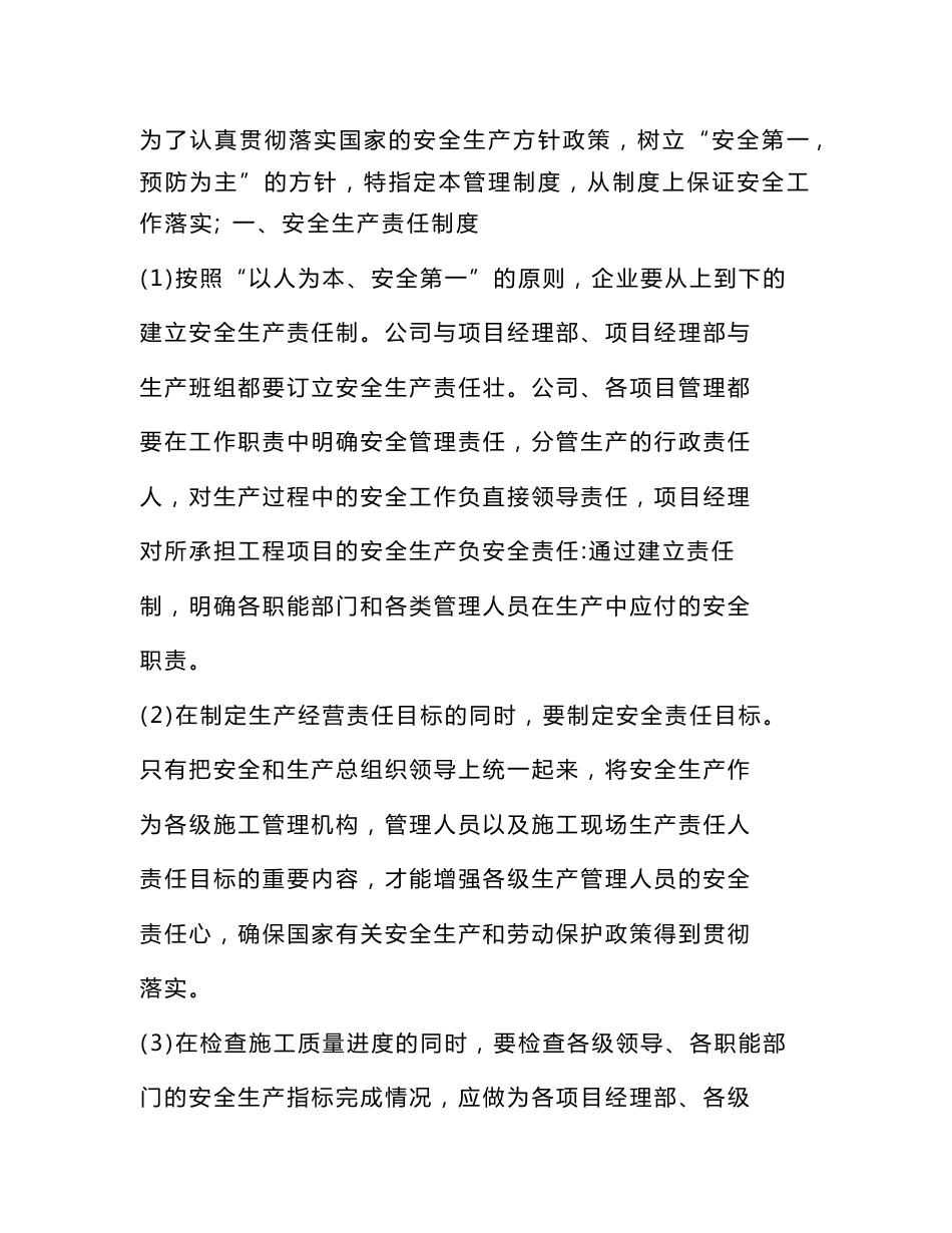 企业安全生产管理体系运行资料_第2页