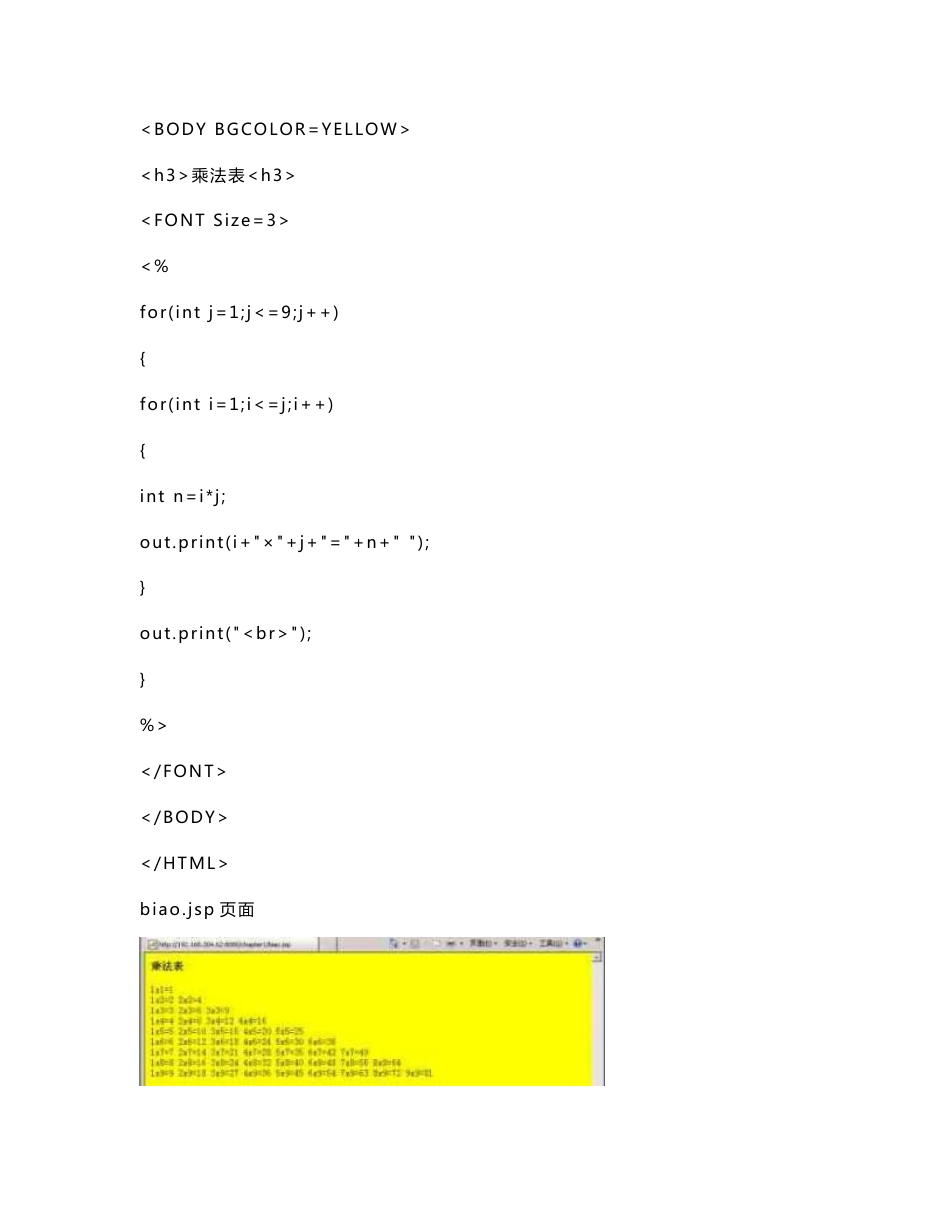 jsp实验报告_第2页