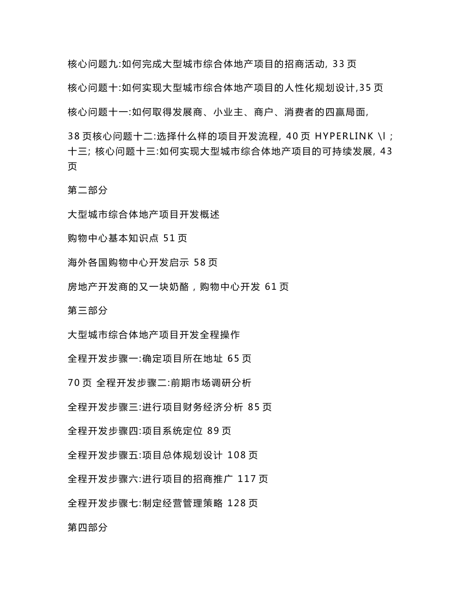 城市综合体项目全程解决方案_第3页