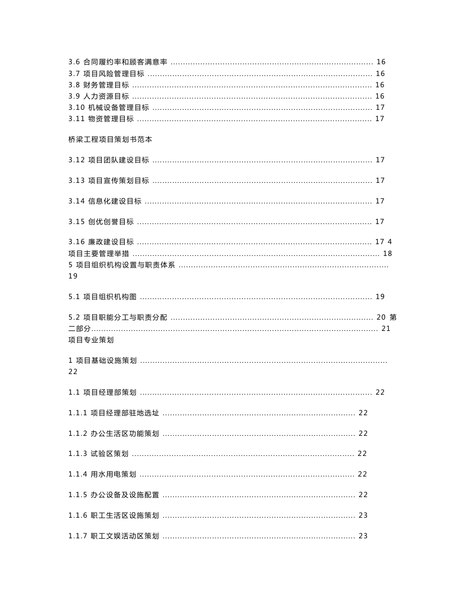 桥梁工程项目策划书范本_第2页