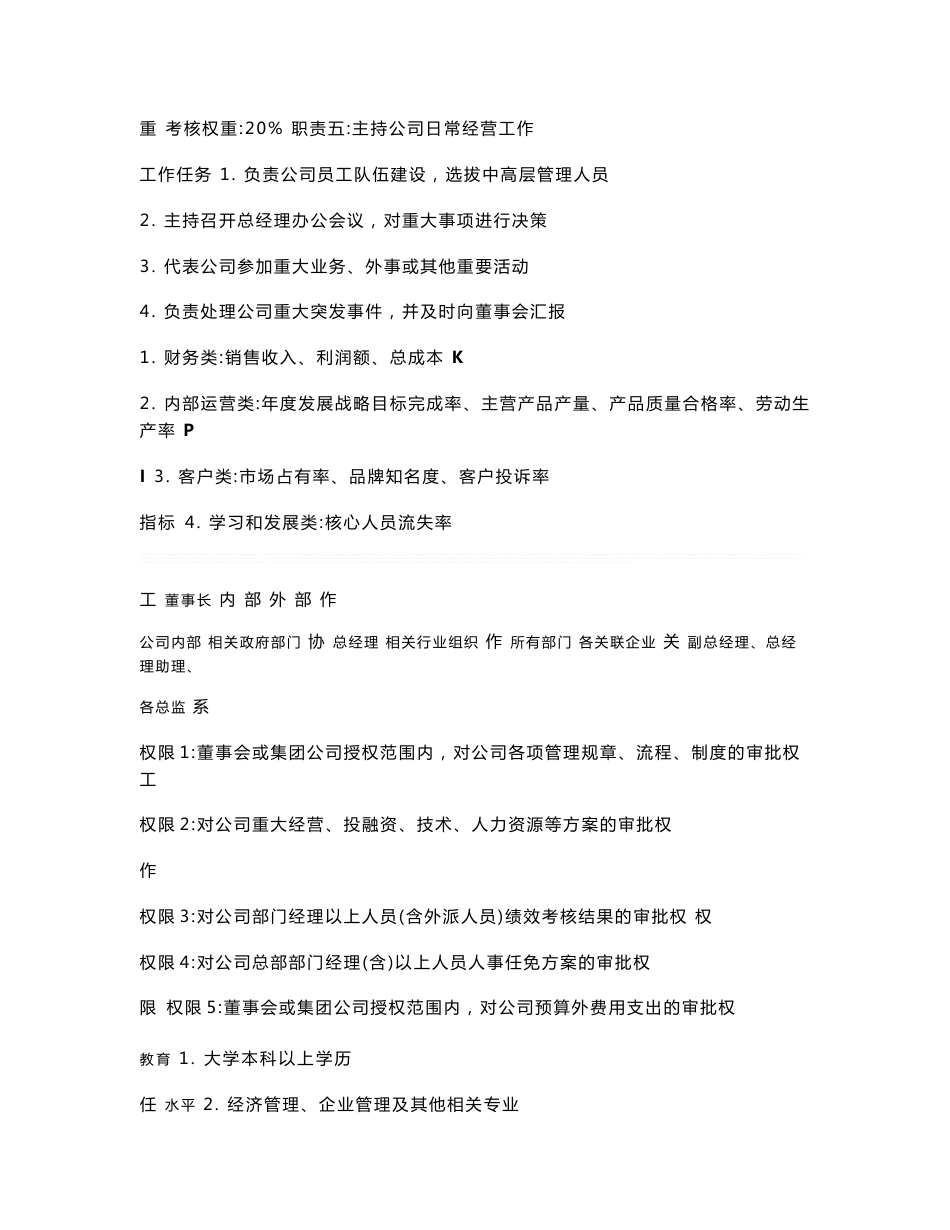 岗位说明表标准格式_第2页