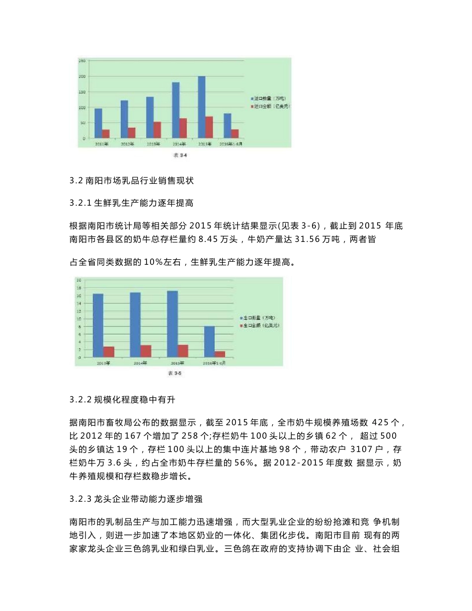 河南三色鸽乳业有限公司南阳市场营销策略_第3页