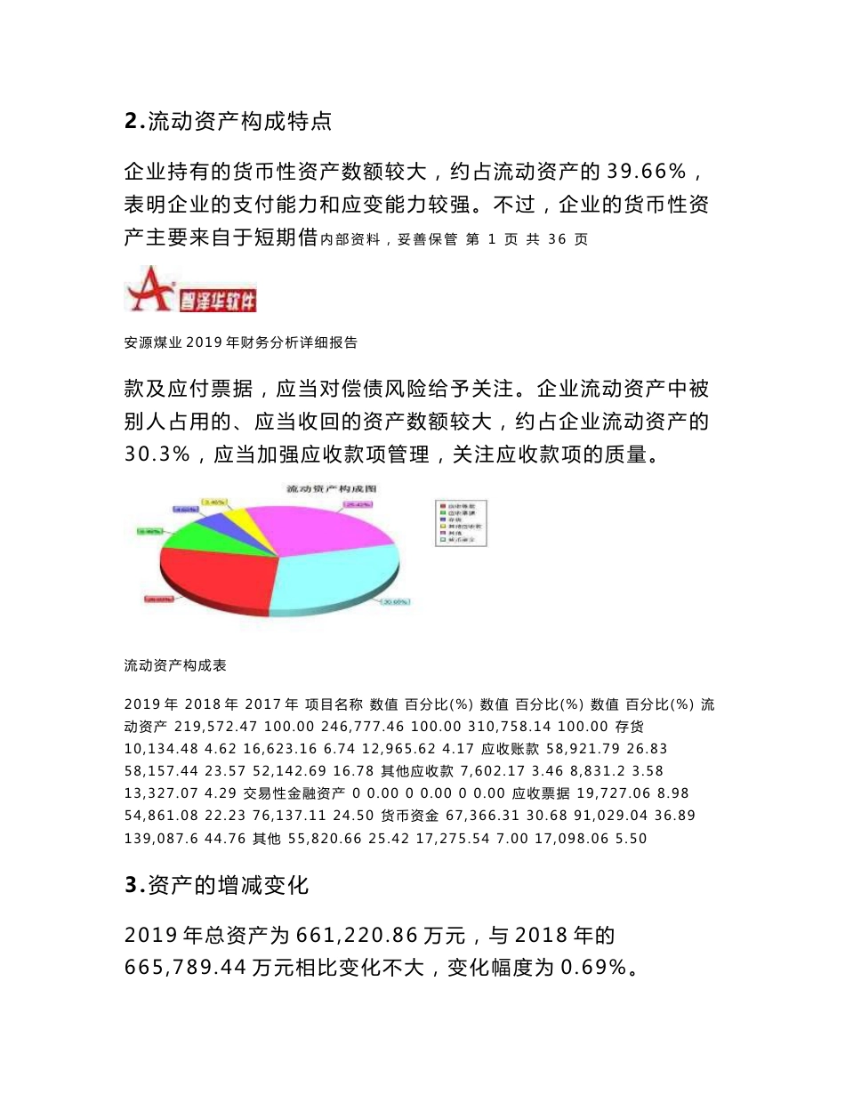 安源煤业2019年财务分析详细报告-智泽华_第2页