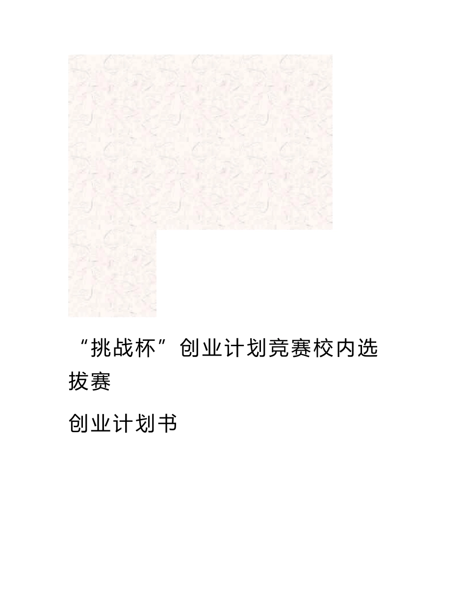 农产品相关服务公司成立商业计划书（高校创业计划书）_第3页