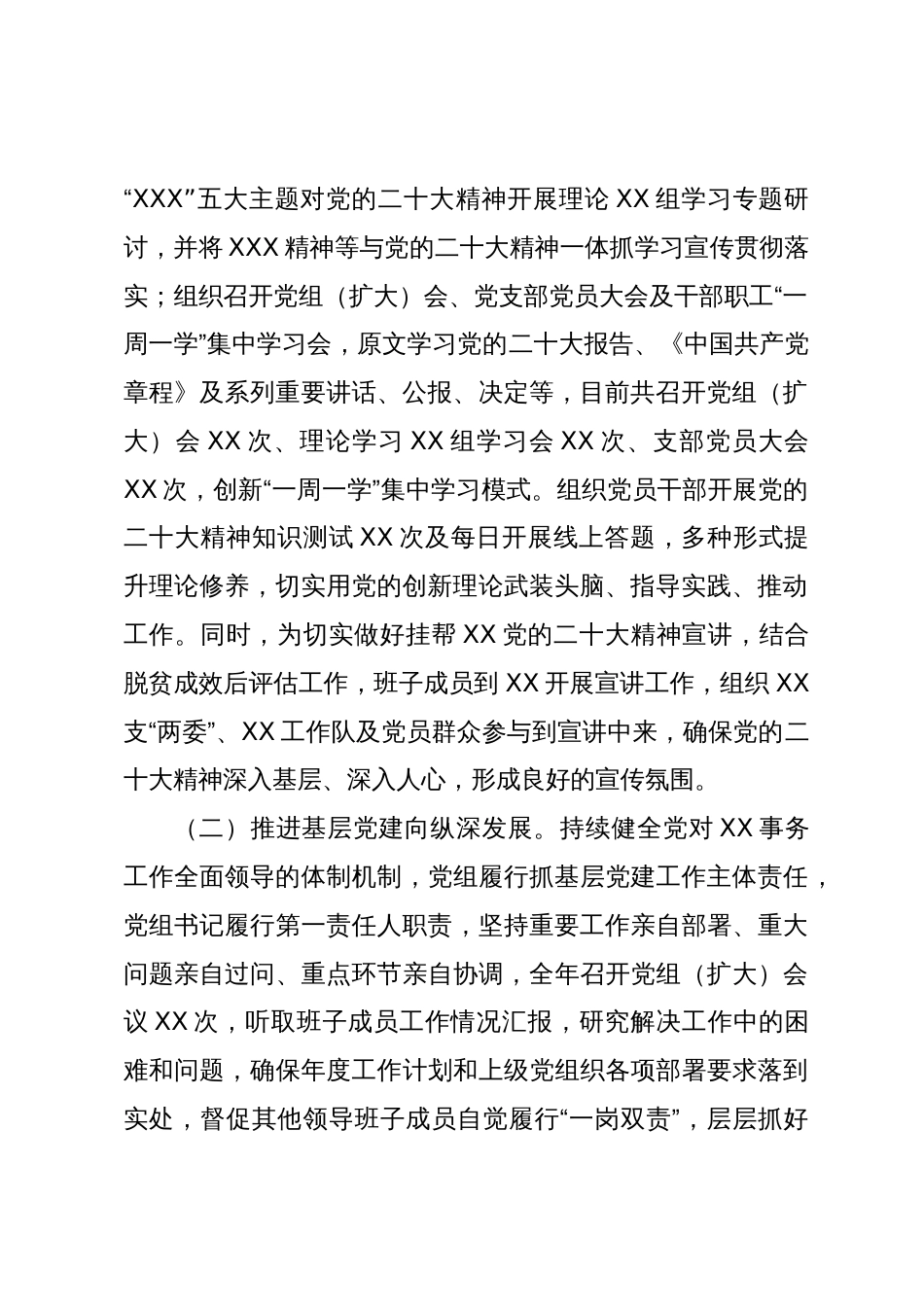 党委（党组、党工委）2023-2024年度工作情况总结报告_第2页