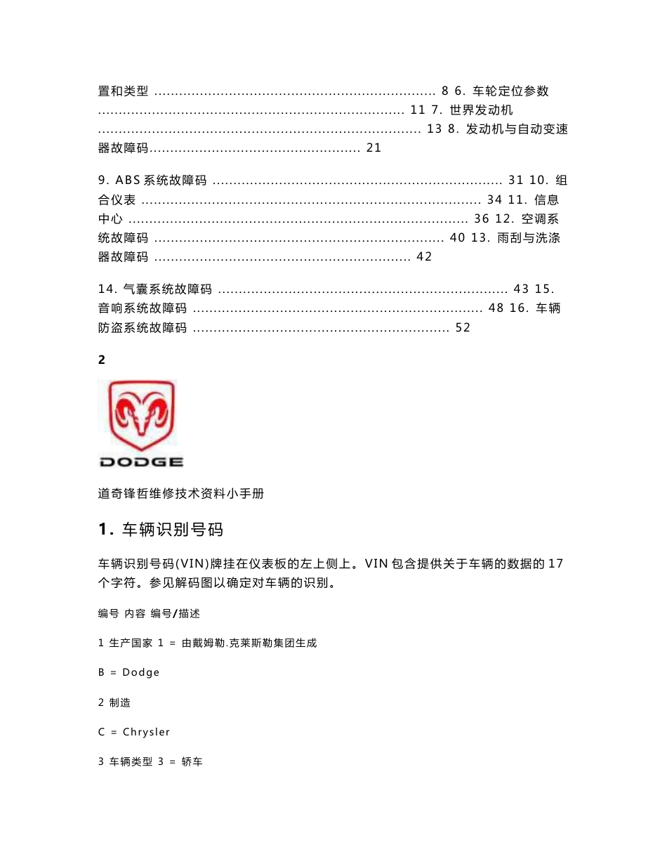 道奇锋哲维修小手册_第2页