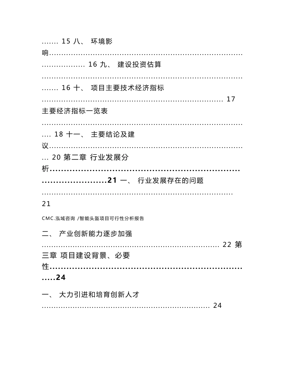 智能头盔项目可行性分析报告（范文参考）_第2页