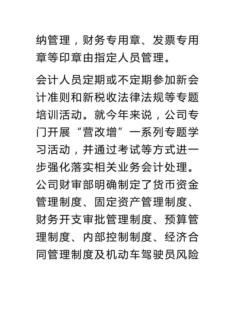 会计信息质量自查报告范文_第3页