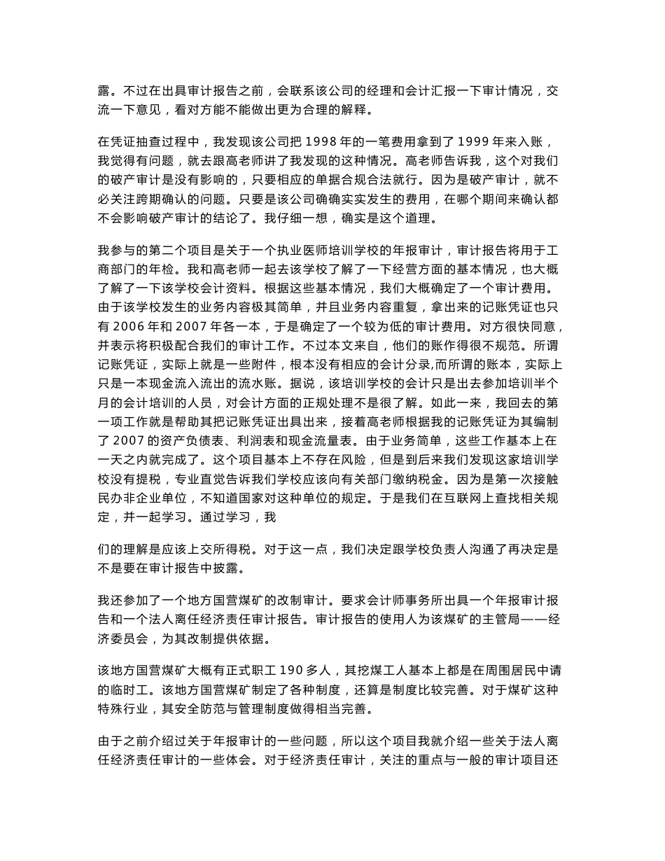 审计实习报告1_第3页