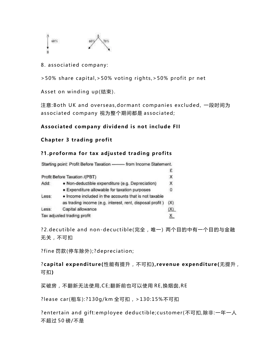 acca f6 知识点总结 2015年_第3页