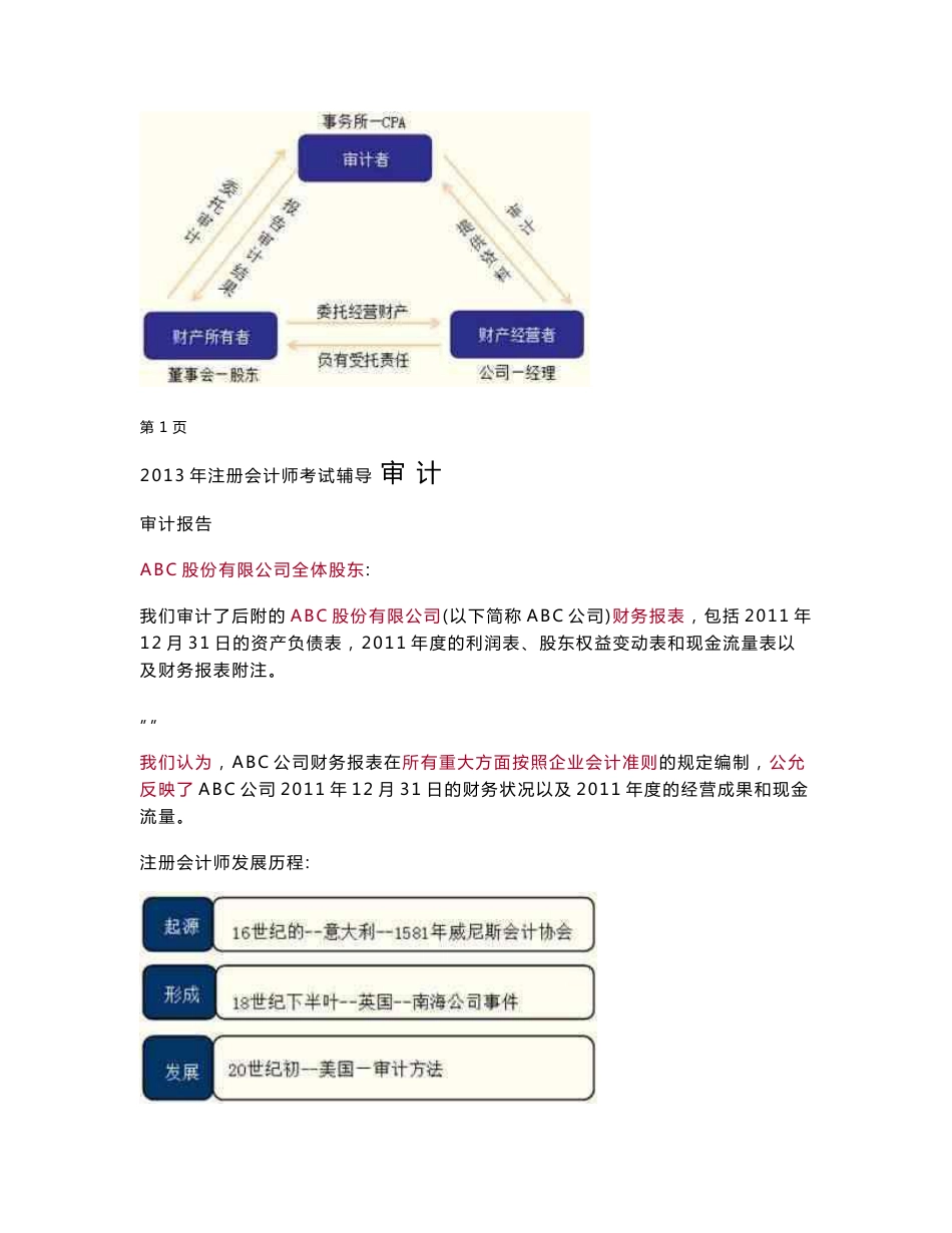 2013年注册会计师考试《审计》电子书（二）_第2页