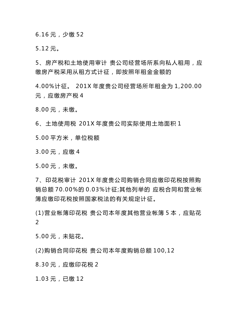 税务审计报告模板_第3页
