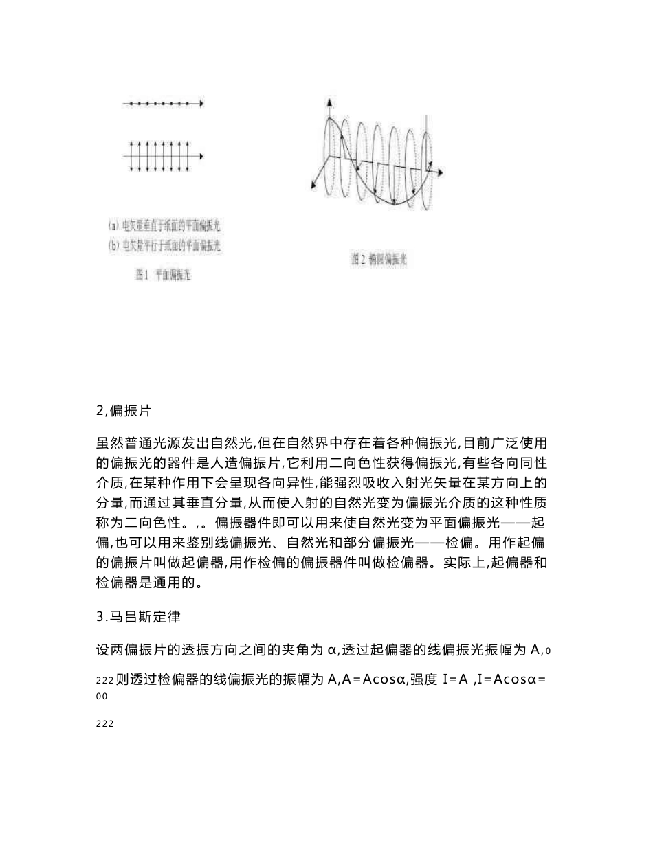 偏振光实验报告_第2页