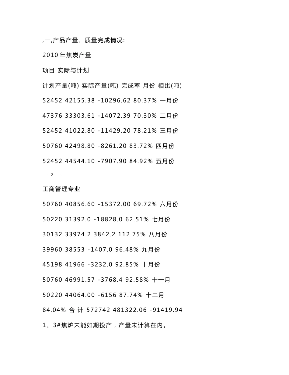 工商管理专业实习报告  毕业论文_第3页