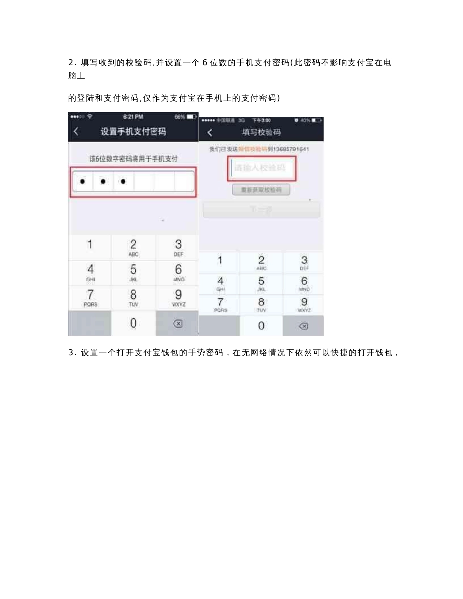 支付宝钱包使用指南_第3页