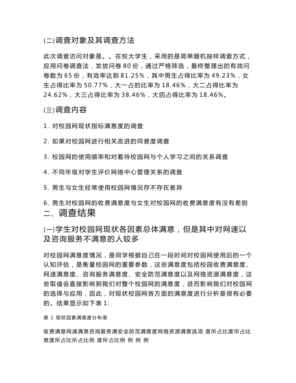 校园网调查报告_第2页