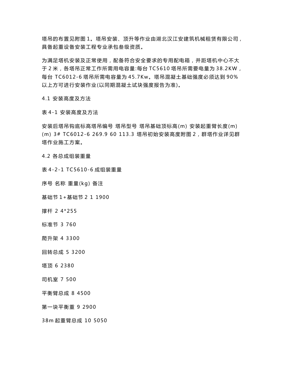 塔吊安装技术交底_第2页