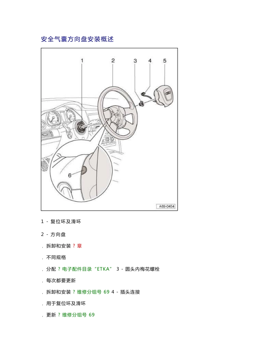 奥迪A6L底盘维修手册4_第1页