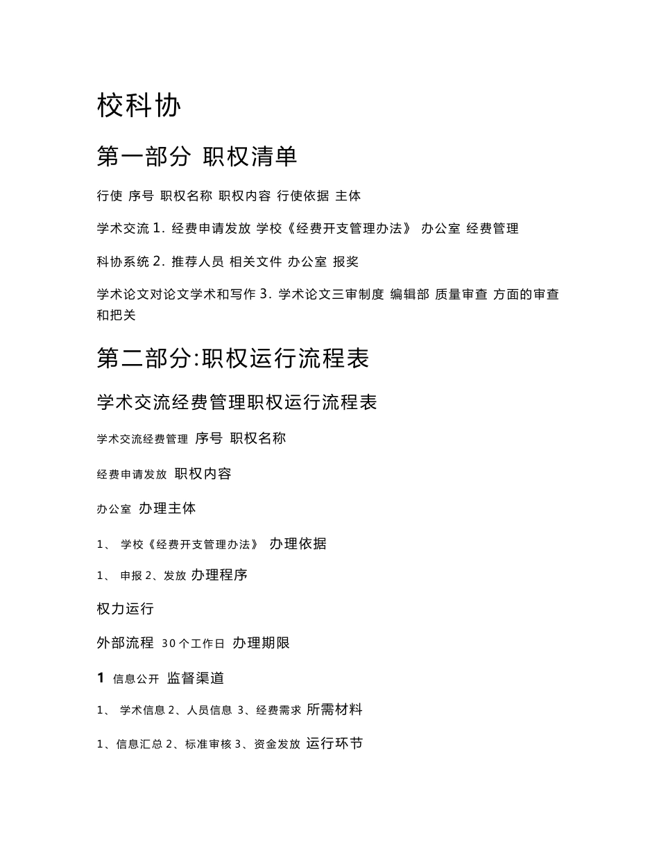 《廉政风险防控手册》 - 科协技术协会_第1页