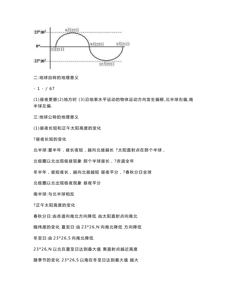 2018年最新版高中地理全部知识点总结大全_第2页