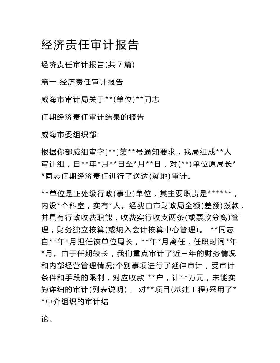 经济责任审计报告_第1页