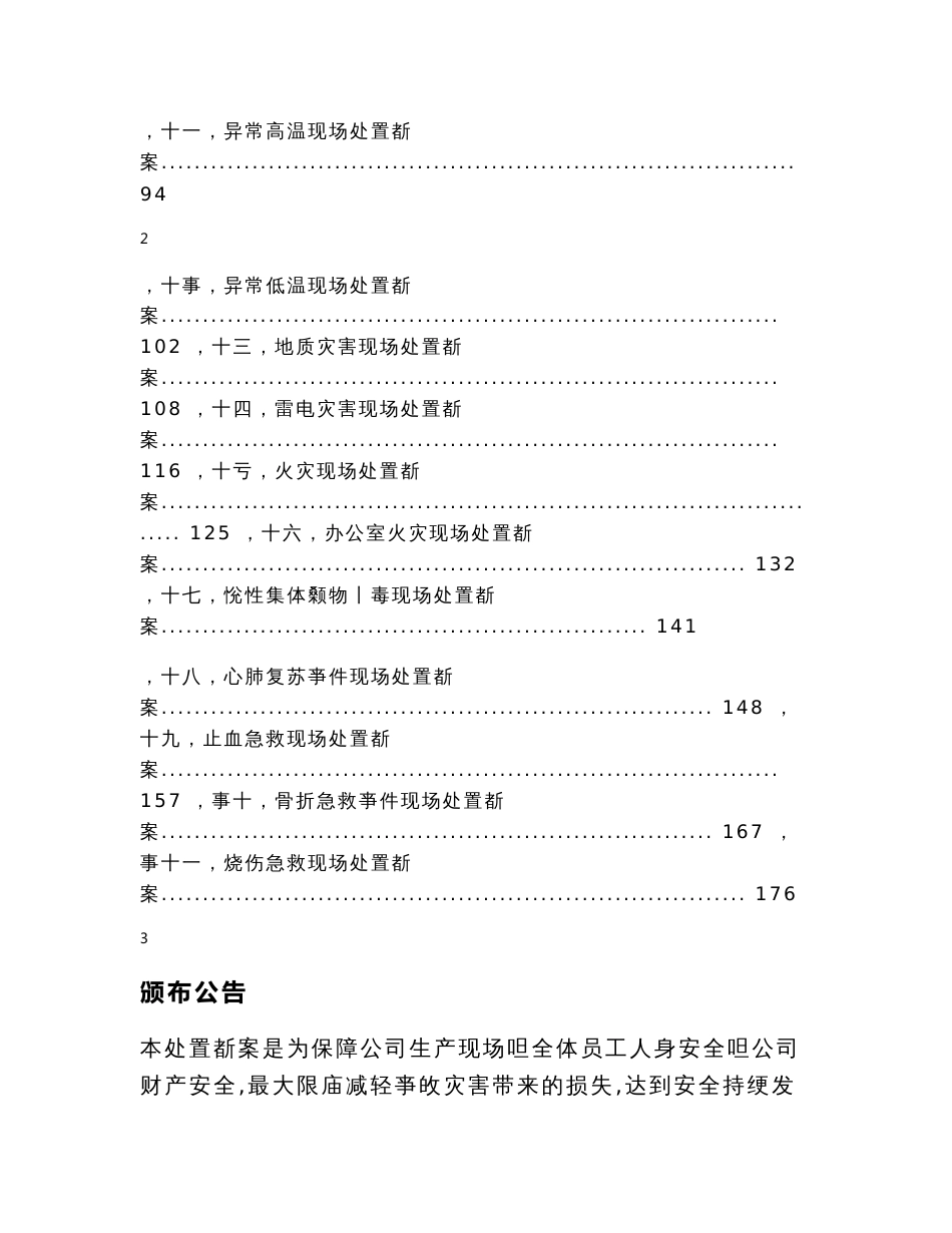 XX有限公司现场处置方案操作手册_第2页