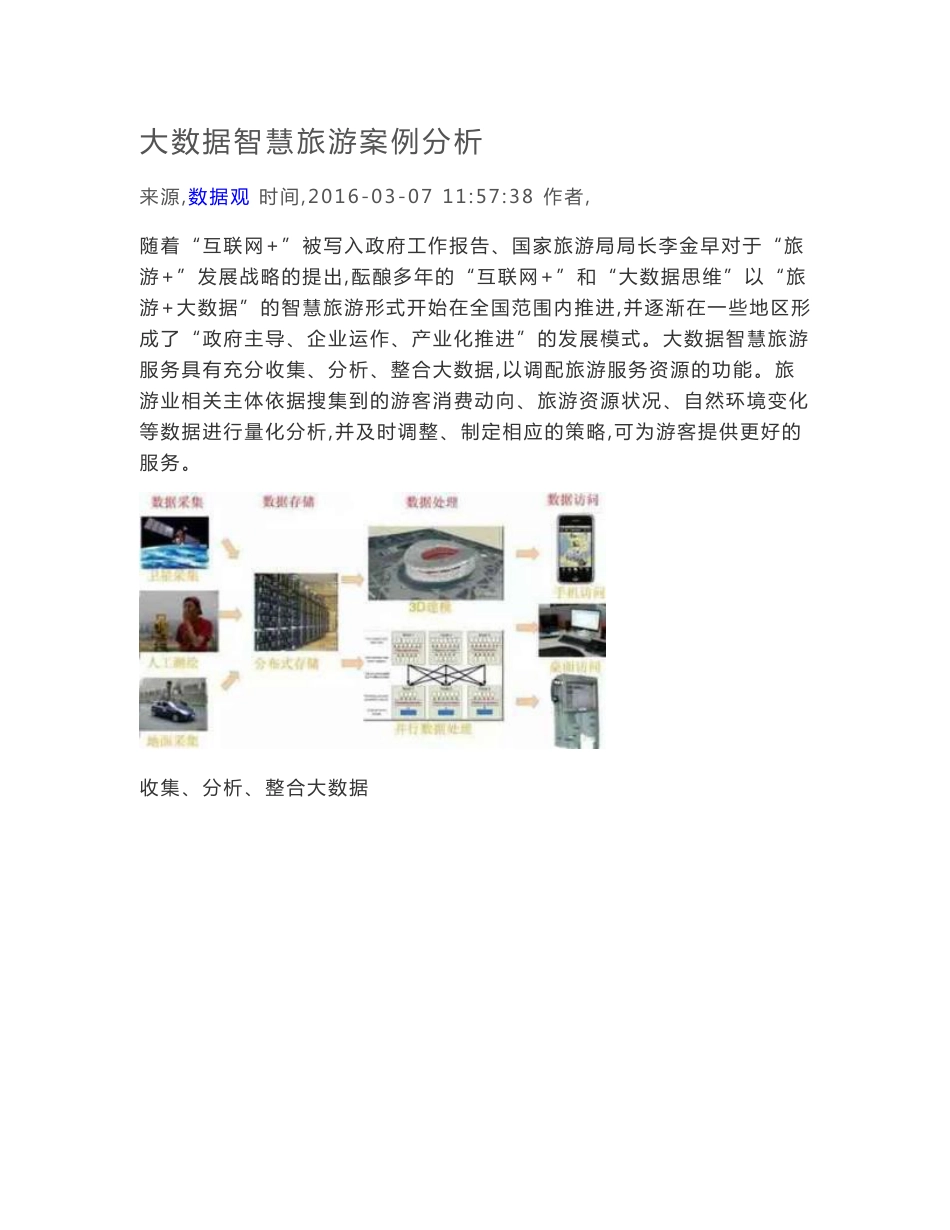 大数据智慧旅游案例分析_第1页