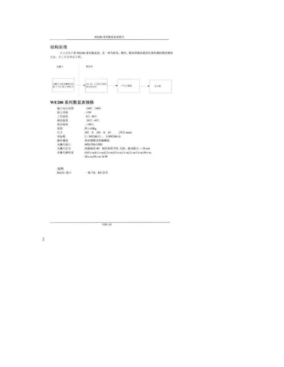 炮塔铣床数显表使用说明书_第3页