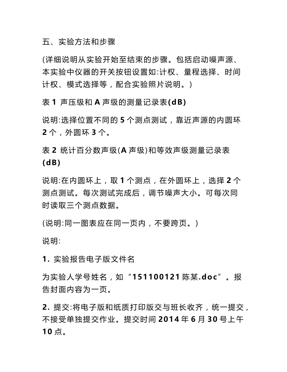 建筑声学实验报告_第2页