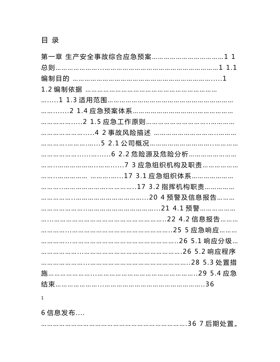 化肥有限责任公司生产安全事故综合应急预案_第2页