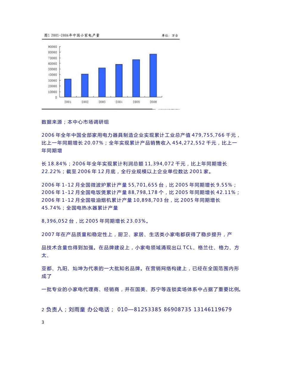 2008-2010年中国小家电行业市场分析可研投资报告_第2页