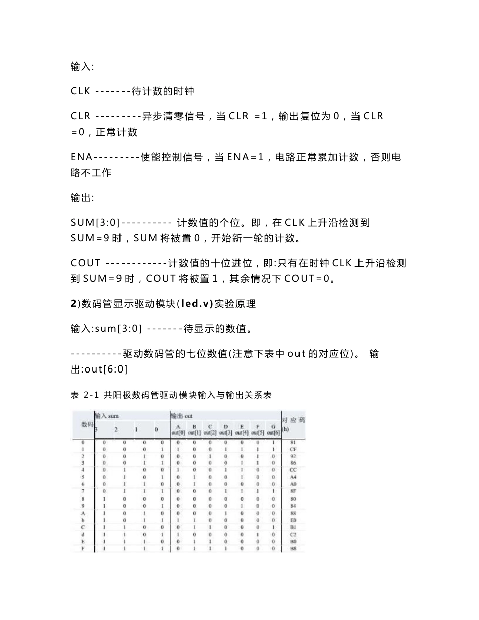 FPGA实验报告_第3页