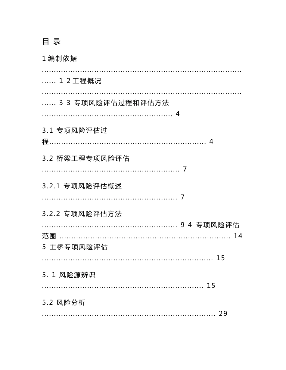 某特大桥安全风险评估报告专项风险评估_第1页