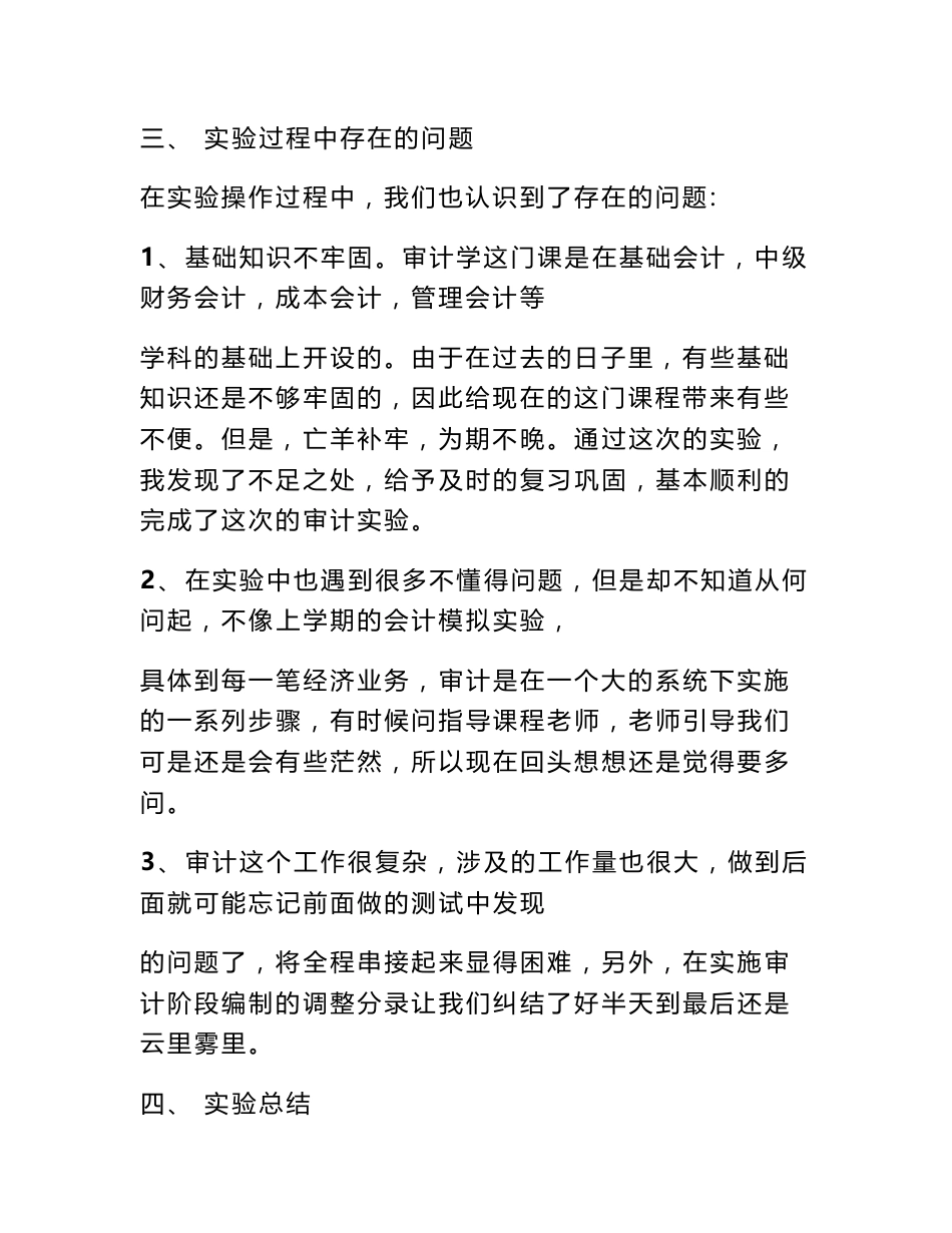 审计实验报告总结_第3页