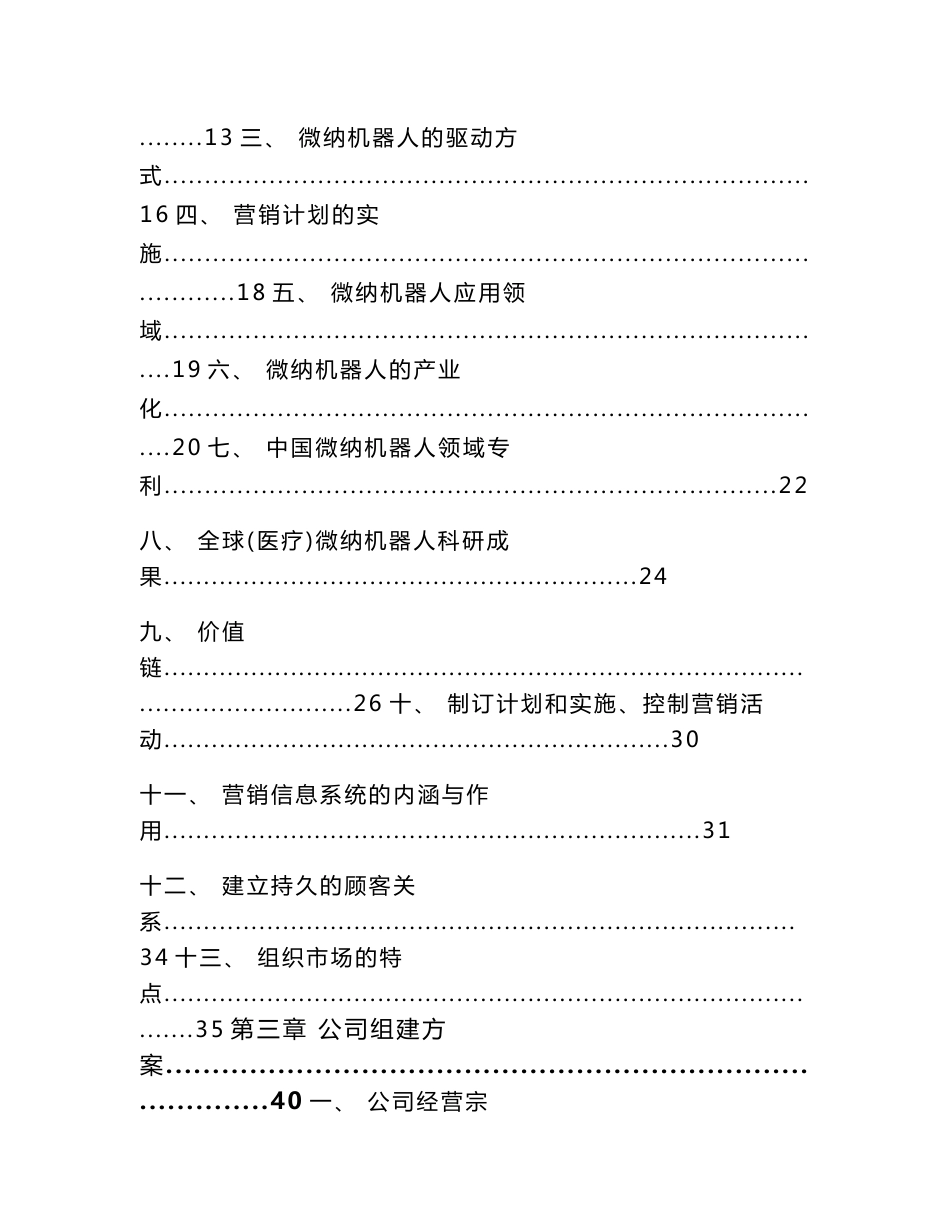 江阴微纳机器人技术创新项目投资计划书（范文参考）_第2页