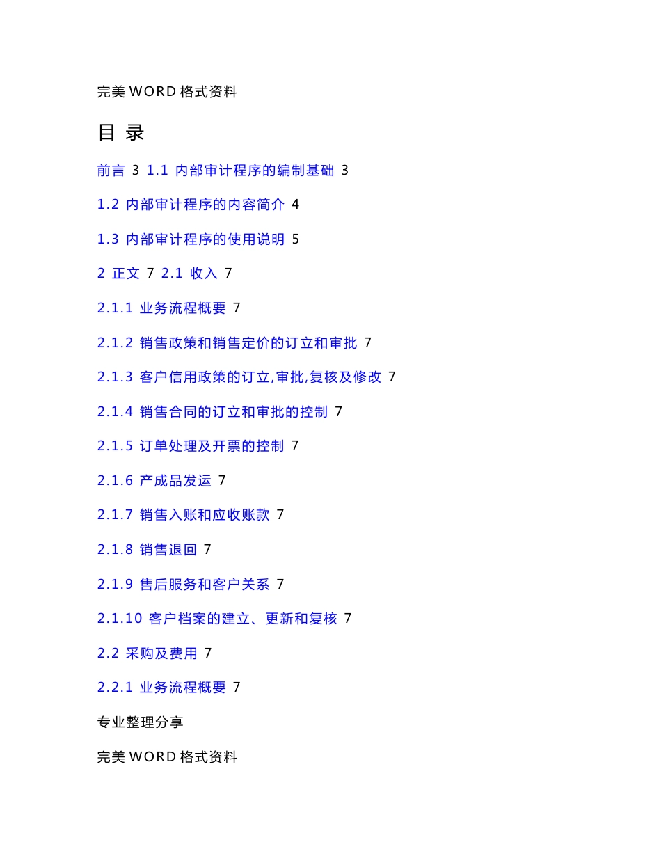 内部控制审计程序文件_第1页