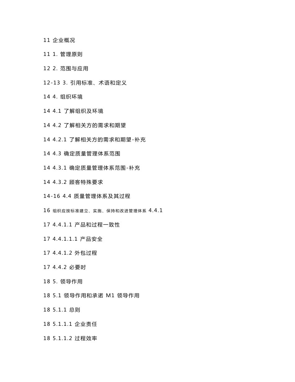 ISTF16949-2016新版全套质量手册程序文件记录表单共297页_第2页