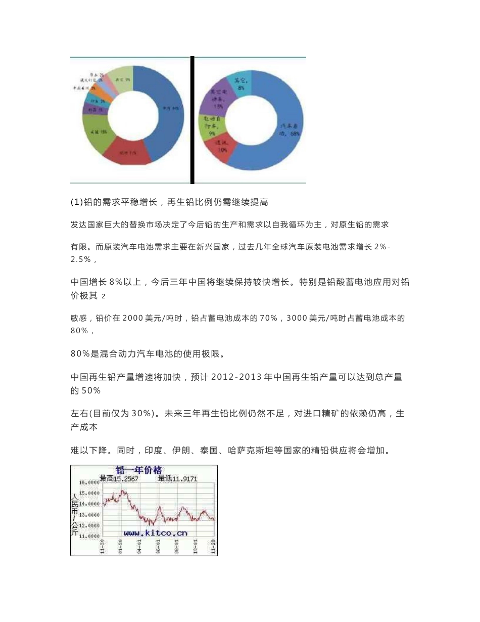 铅锌行业投资分析报告_第3页