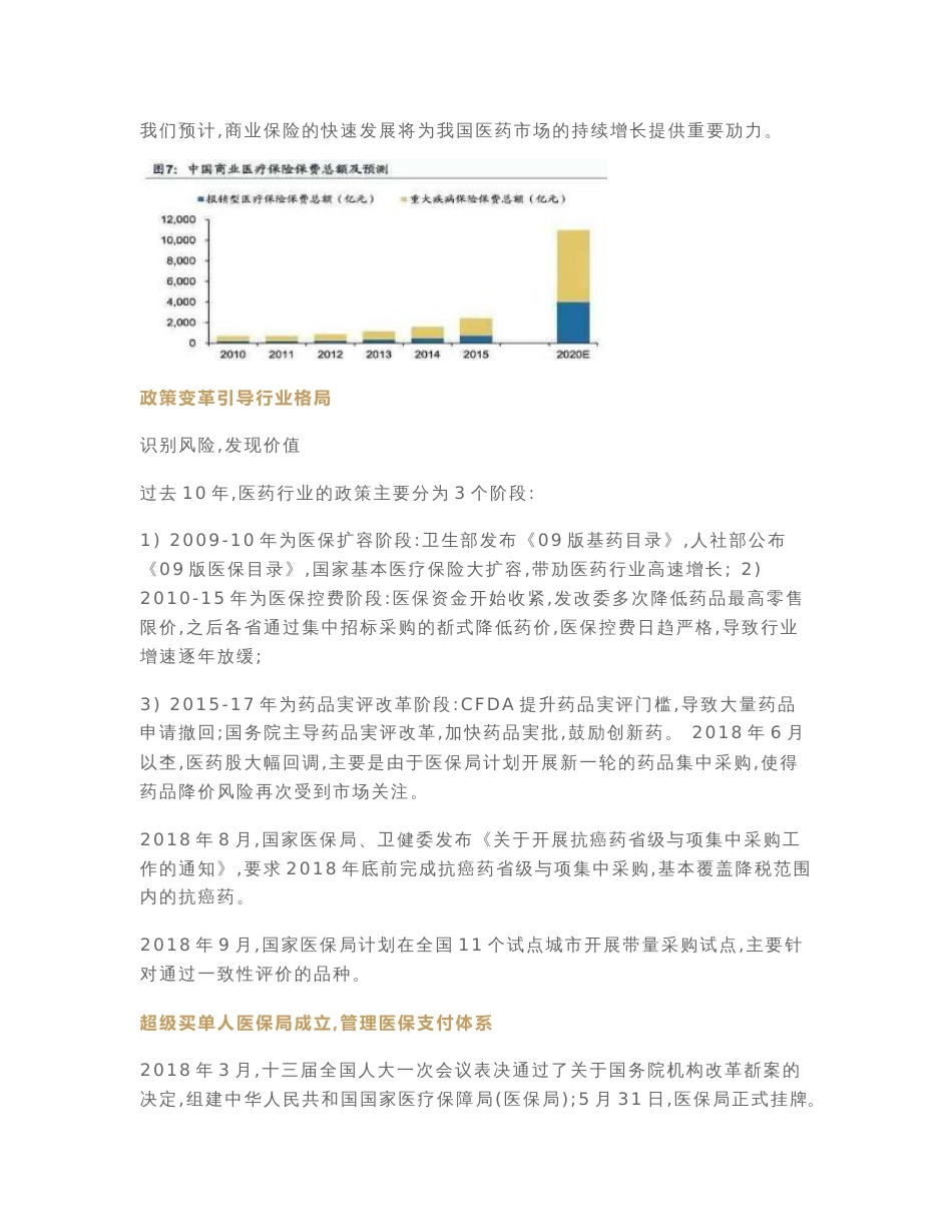 行业研究报告  2017-2018医药行业整合研究分析报告_第3页