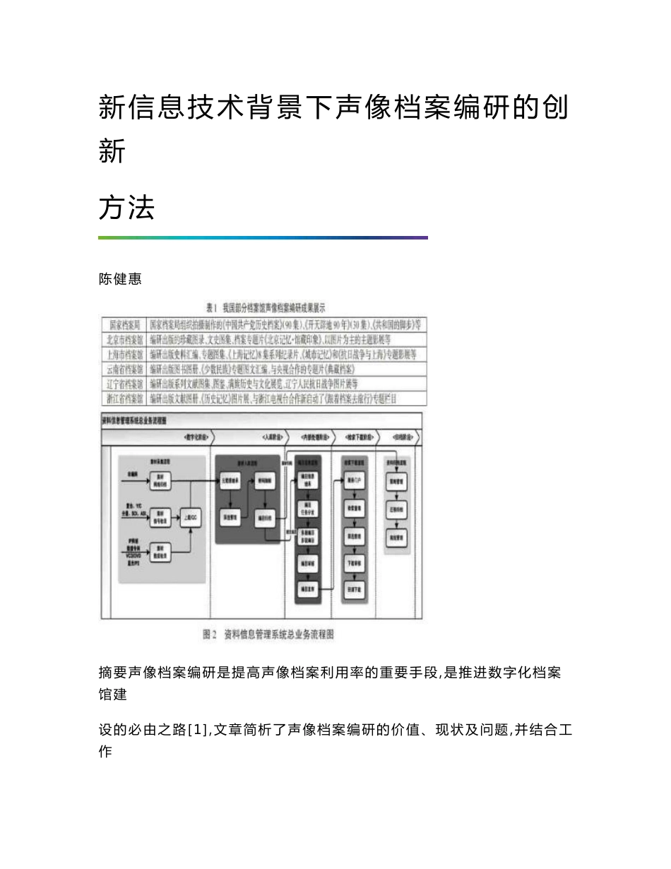 新信息技术背景下声像档案编研的创新方法_第1页