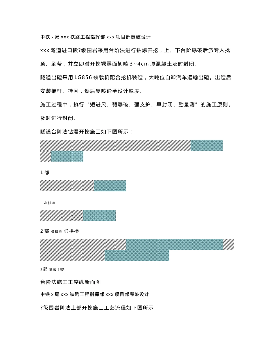 高铁隧道Ⅲ级围岩台阶法开挖钻爆设计方案_第2页