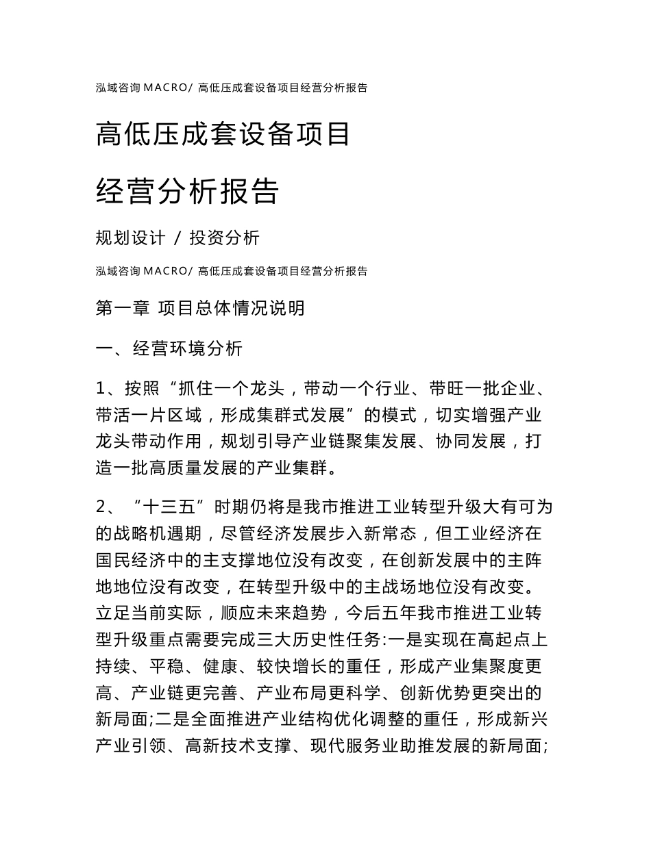 动力锂电池目项目经营分析报告范本(运营分析总结)_第1页