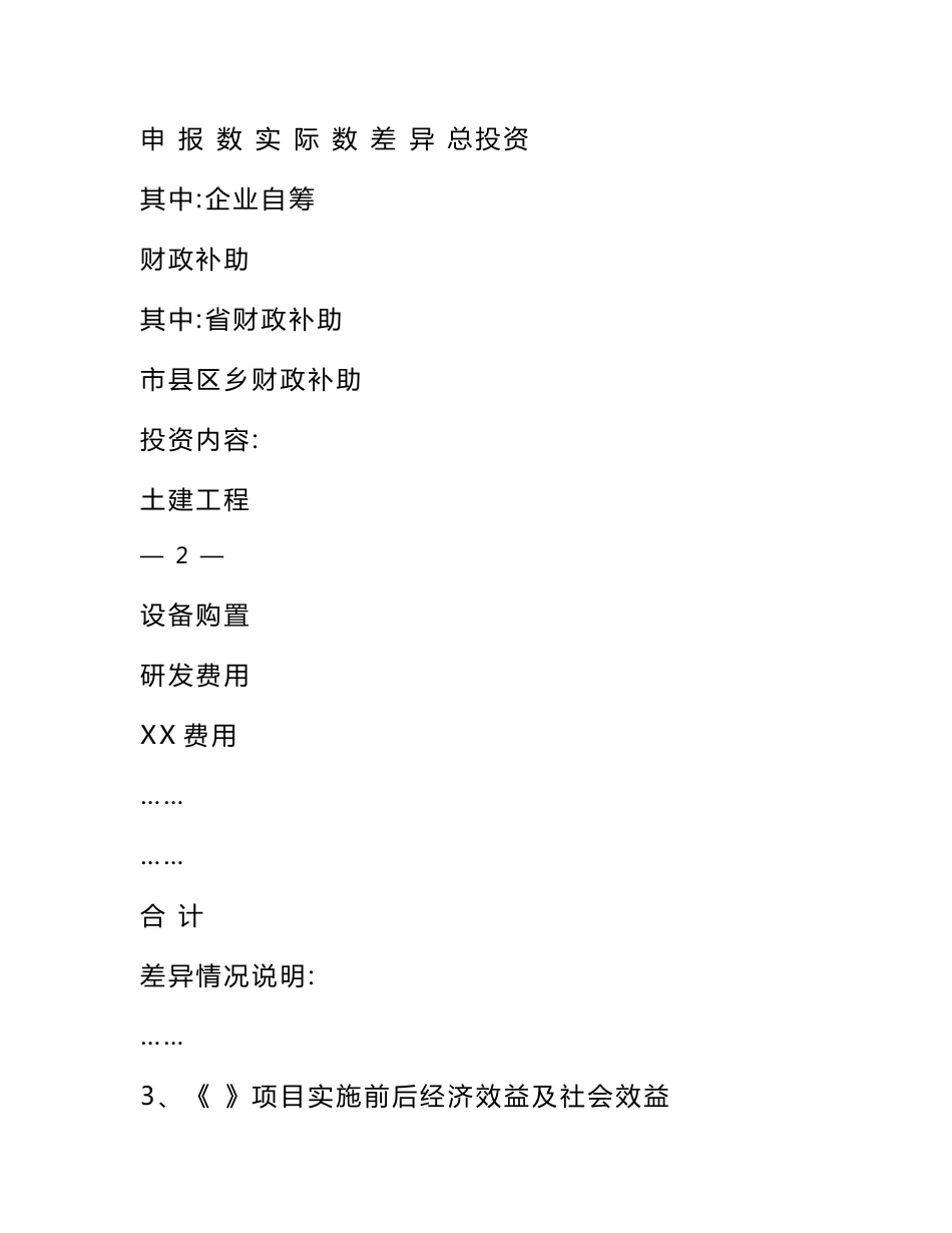 项目专项审计报告(范本)_第3页