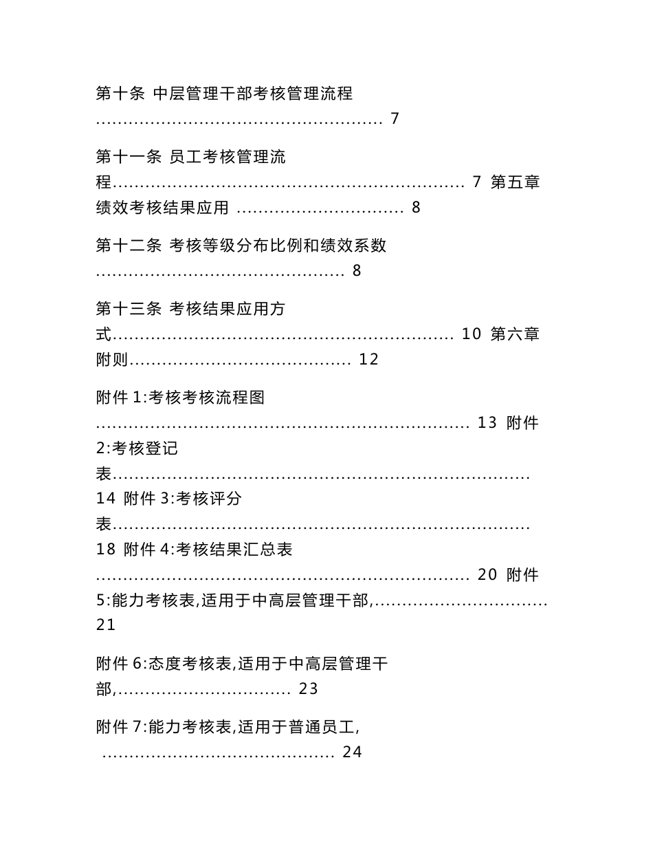 某酒业有限责任公司员工绩效考核管理制度_第2页
