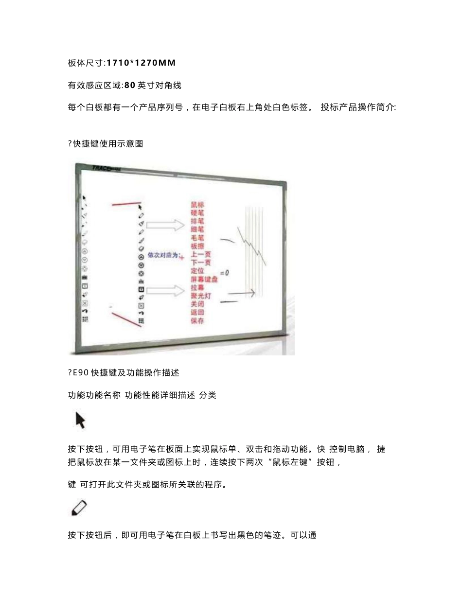 电子白板常见故障维修简要操作手册（天士博白板）_第2页