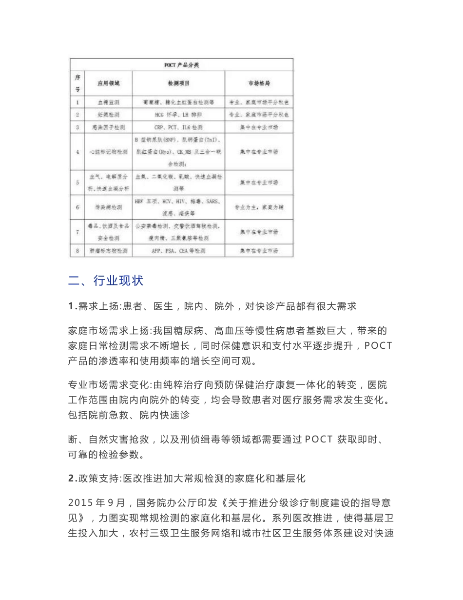 POCT行业研究报告_第2页