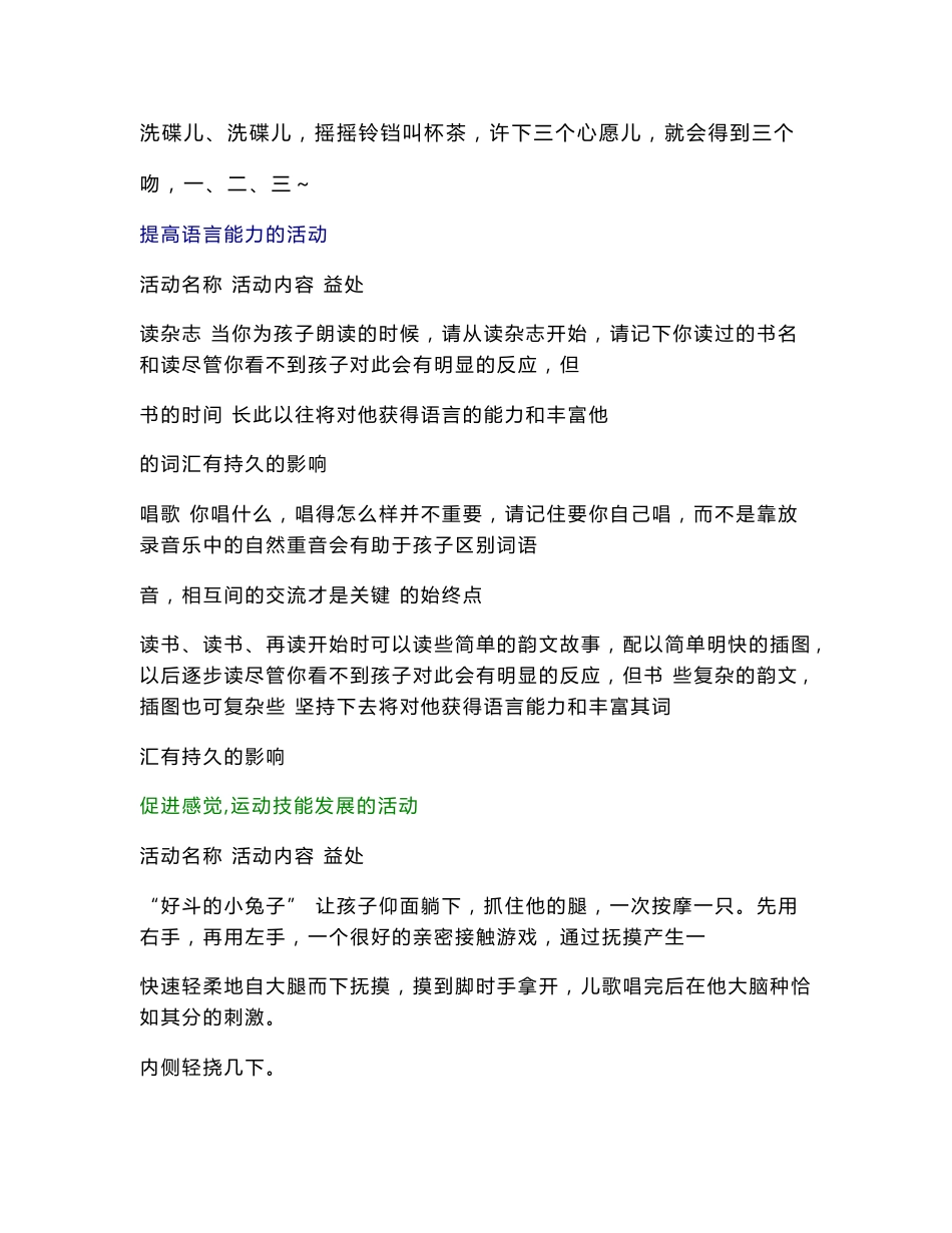 过千种适合小宝宝的益智游戏和活动指南_第3页