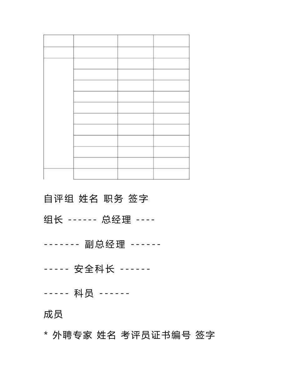 道路危险货物运输安全生产标准化年度自评报告模板()_第2页