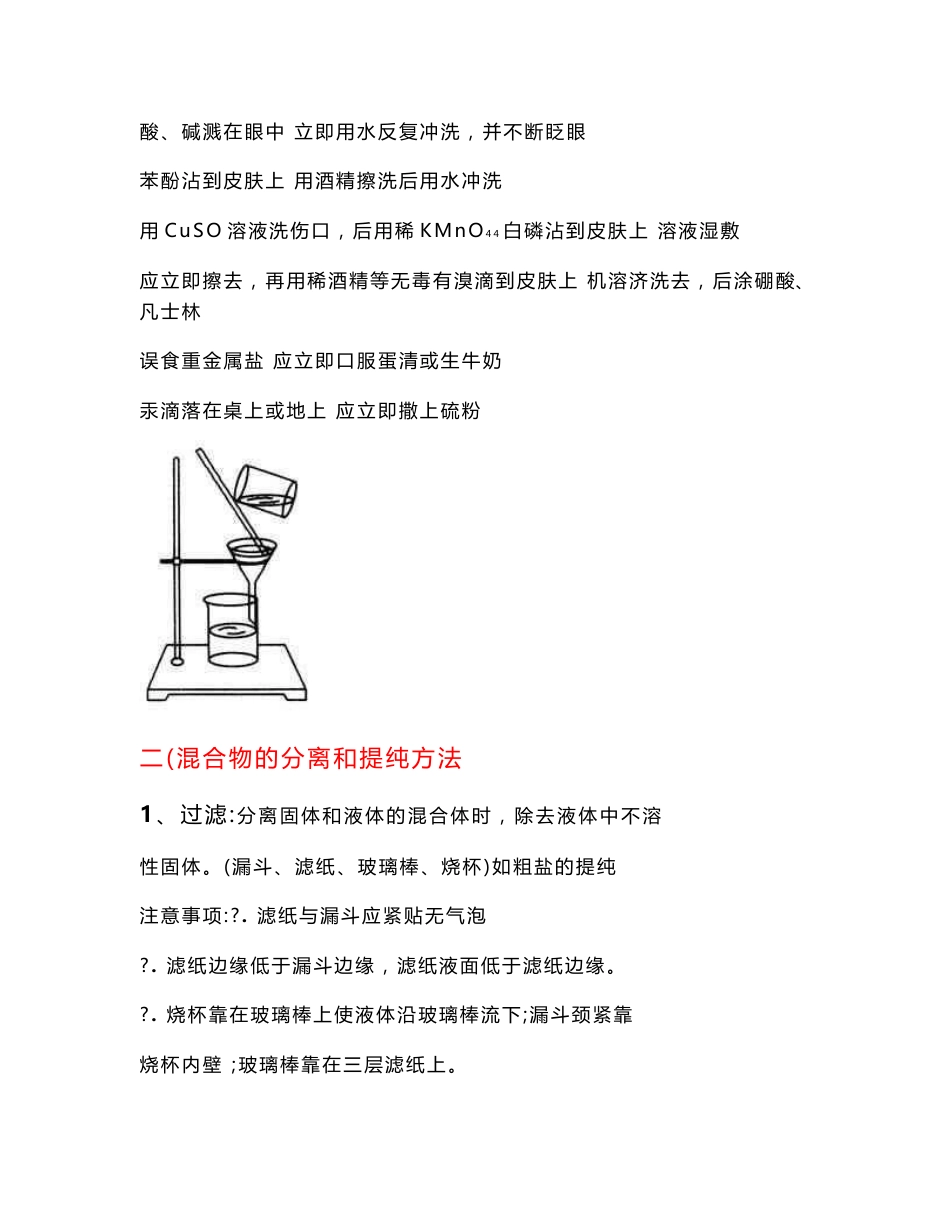 高中化学必修一知识点总结剖析_第2页