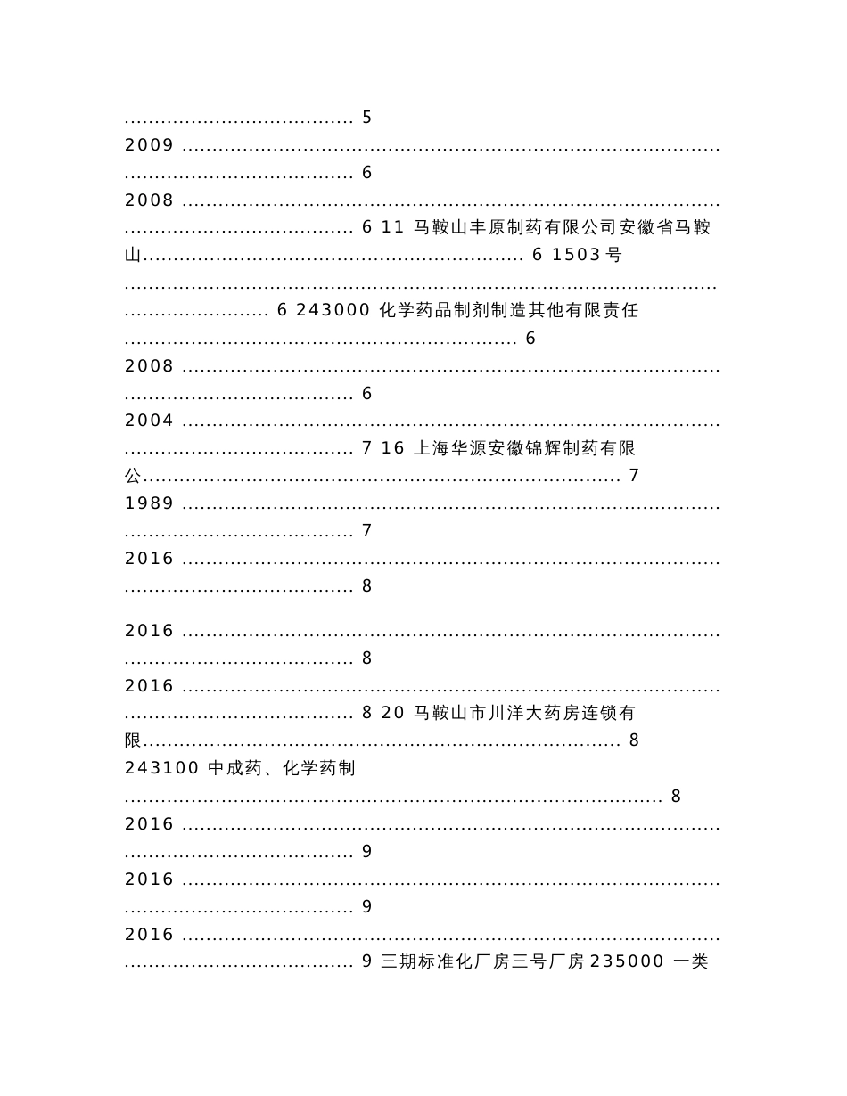 安徽省化学药品企业名录130家（实用应用文）_第2页